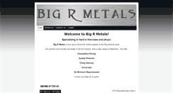 Desktop Screenshot of bigrmetals.com