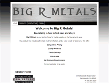 Tablet Screenshot of bigrmetals.com